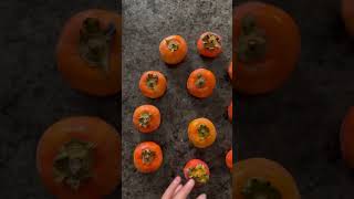 fruit harvest persimmons healthy yumm [upl. by Hachmin967]