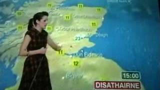 Scottish Weather Forecast in Scots Gaelic [upl. by Neral521]