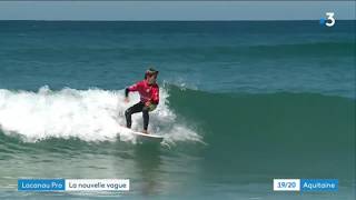 Surf  début du Lacanau Pro 2018 en Gironde [upl. by Yesima854]