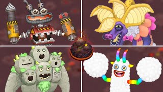 Earth Island Rare Hyehehe  All Monsters Sounds amp Animations  My Singing Monsters [upl. by Sillad627]