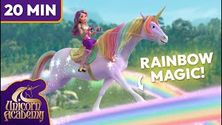 The BEST Unicorn Light Magic 🦄🌈 in Unicorn Academy  Cartoons for Kids [upl. by Tannenbaum245]