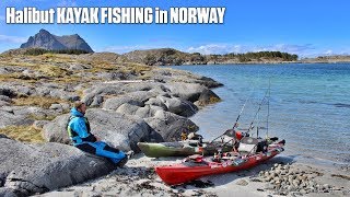 Norway 2016  Halibut Kayak Fishing FULL version [upl. by Idnim]