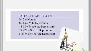 Depression Screening with the Ham D Scale [upl. by Rufena]