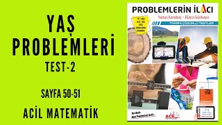 PROBLEMLERİN İLACI SORU BANKASI Acil MatematikSayfa 5051 [upl. by Eilujna]