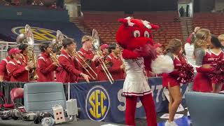 2023 SEC Tournament University of Arkansas Pep Band [upl. by Annoyt59]