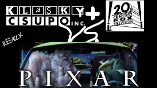 OFTB Klasky CsupoTCFs TV logos x3 morphs into PixarMania 1080p HD 60fps [upl. by Yrahca]