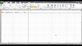 Create a Bookkeeping Spreadsheet using Microsoft Excel  Part 1 [upl. by Belanger]