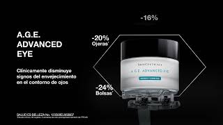 Disminuye 5 signos de envejecimiento en el contorno de ojos con AGE Advanced Eye de SkinCeuticals [upl. by Leamse]