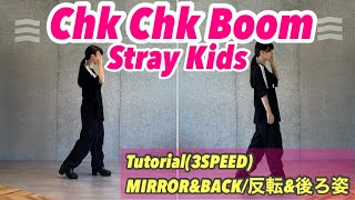 quot Stray Kids  Chk Chk Boom quot Tutorial 解説 Dance Mirrored ダンス 反転 [upl. by Ardiedal]