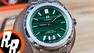 Formex Essence Malachite 39mm [upl. by Kronfeld]