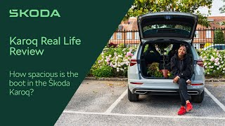 How spacious is the boot in the Škoda Karoq [upl. by Alemac]