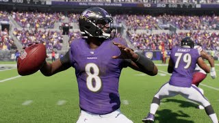 Baltimore Ravens vs Washington Commanders  NFL Week 6 2024 Full Game Highlights  Madden 25 Sim [upl. by Romy]