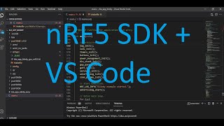 nRF5 SDK Visual Studio Code Integration [upl. by Aisul]