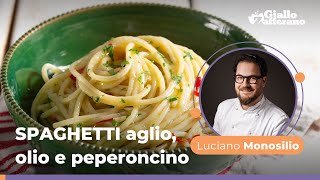 SPAGHETTI AGLIO OLIO e PEPERONCINO un primo piatto dalla semplice bontà😍🍝🧄🌶 [upl. by Whitcomb]