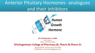 Part 04 Anterior Pituitary Hormones analogues and their inhibitors [upl. by Dranal]