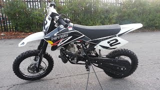 KTM Replica Water Cooled Professional Dirt Pit Bike NRG50 from Nitro Motors [upl. by Dalpe]