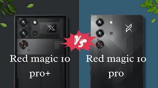 ZTE Nubia Red Magic 10 Pro vs 10 Pro Ultimate Gaming Phone Comparison [upl. by Yldarb]