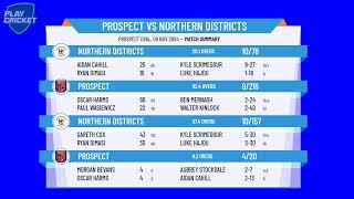 Prospect v Northern Districts [upl. by Farley]