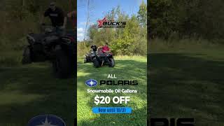 20 OFF POLARIS SNOW OIL AT BUCKS MOTORSPORTS [upl. by Young]