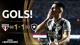 GOLS  SÃO PAULO X BOTAFOGO  QUARTAS DE FINAL  CONMEBOL LIBERTADORES 2024 [upl. by Otte]