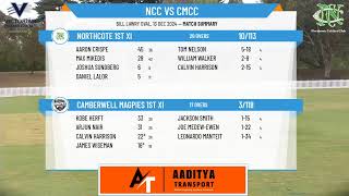 Northcote 1st XI v Camberwell Magpies 1st XI [upl. by Hahnke549]