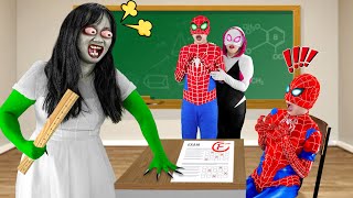 What If Many SPIDERMAN in 1 HOUSE  Kid SpiderMan Faces Ghost Bride Battle LIVE ACTION [upl. by Teryl5]