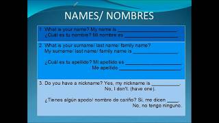 Información personal en inglés Personal Information Inglés básico Basic English Lección 17 [upl. by Steven381]