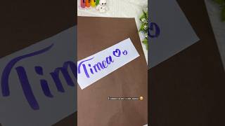 Timea Name Calligraphyshortscalligraphy [upl. by Cumine394]