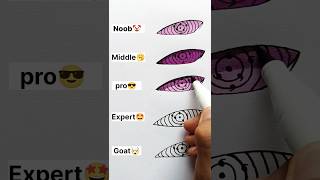 Drawing Rinnegan eye shorts [upl. by Dorisa]