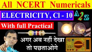 Electricity Numericals  Class 10 NCERT  Part  2 [upl. by Aleihs]