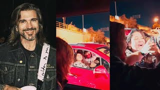 EL VIDEO VIRAL DE UNA FAN DE JUANES QUE CANTABA UN TEMA EN EL AUTO Y APARECIÓ EN EL AUTO DE AL LADO [upl. by Nnairak]