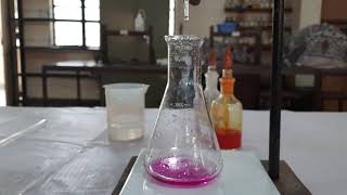 To determine the alkalinity of given water sample by titration using standard acid [upl. by Farmelo]