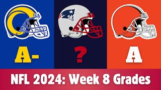 NFL 2024 Week 8 Grades [upl. by Figone]