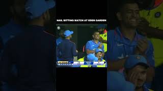 nail bitting matchshorts cricket cricketlover sports indvsaus [upl. by Elsilrac]