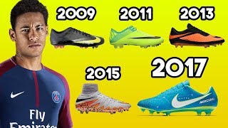 Neymars New Boots amp EVERY Cleat He Has Worn Ever [upl. by Juliano316]