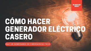 ⚡GENERADOR ELÉCTRICO CASERO AUTOSUSTENTABLE⚡  Energía Infinita  PARTE 1 [upl. by Issor]