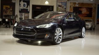 2012 Tesla Model S  Jay Lenos Garage [upl. by Alaikim]