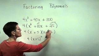 Introductory Algebra  Factoring Trinomials  a equals 1  part 2 [upl. by Dodi647]