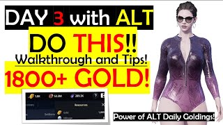 MIR4 Day 3 Alt Daily Goldings Walkthrough and Tips mir4 mir4global mir4tagalog [upl. by Ynna]