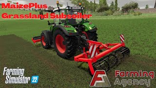 Grassland Subsoiler  MaizePlus  FS22 [upl. by Araet]