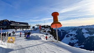 Skicircus Saalbach Hinterglemm Leogang Fieberbrunn  Skifahren⛷️  Tirol Österreich [upl. by Yendroc]