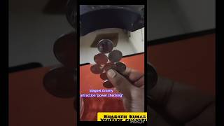 Very easy magnet vs Coin experiment at home Coin Magnet trick  magnet attracts coinshorts short [upl. by Honeywell]