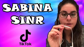 LAS MEJORES Y DIVERTIDAS REACCIONES DE SABINA SINR  TIK TOK 🤣🤣 [upl. by Lion]