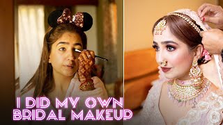 I did my own bridal makeup  How to do bridal makeup tutorial [upl. by Hessler]