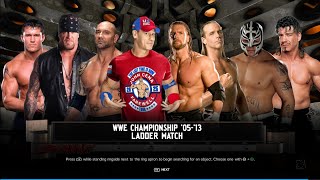 John Cena Vs Ruthless Aggression Era  Ladder Match for WWE Spinner Tittle  WWE 2k24 [upl. by Ciryl]