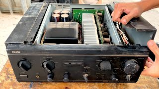 Restoration integrated stereo amplifier DENON  Restore details of each step [upl. by Skip655]