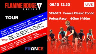 FRR  Tour France  Stage 3  France Classic Fondo  Points Race [upl. by Camile]