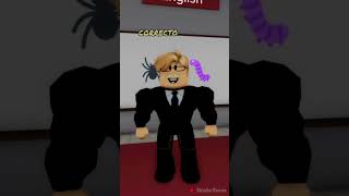 ES MUY COMPETITIVA EN LOS ESTUDIOS shorts roblox [upl. by Renado]