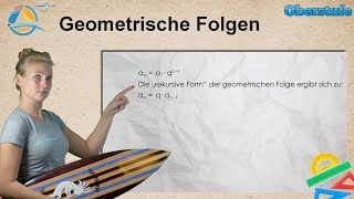 Geometrische Folgen  Oberstufe ★ Wissen [upl. by Ruhtracam964]