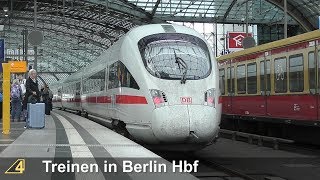 Treinen in Berlin Hbf Berlijn  23 september 2018 [upl. by Ahsinam227]